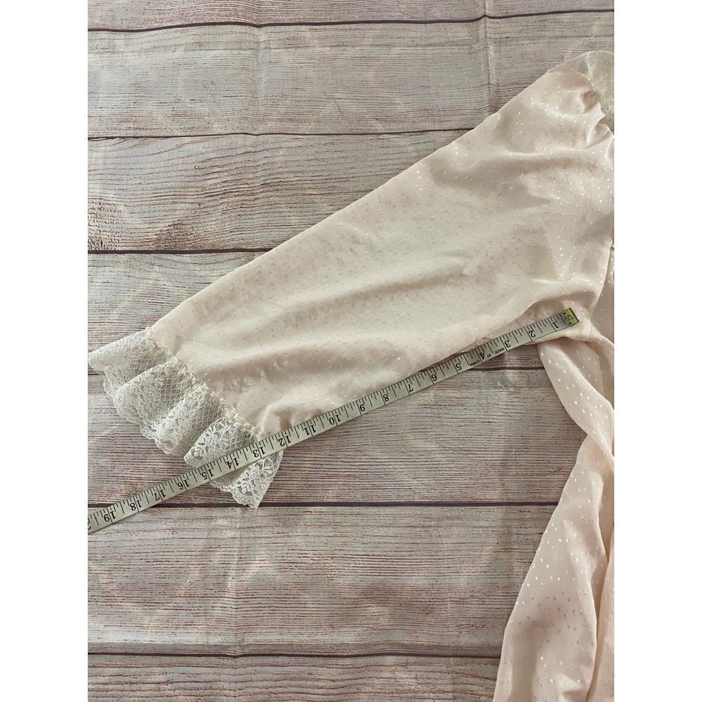 Vintage Christian Dior X Neiman Marcus Lace Trim Night Gown - Medium - Picture 9 of 14